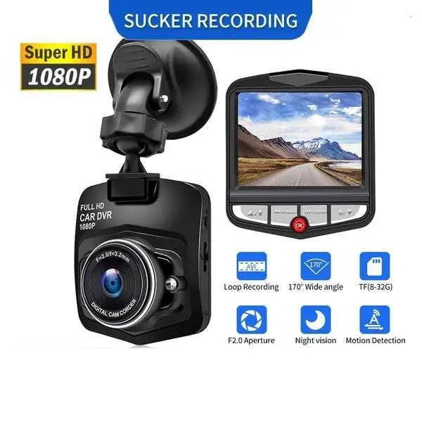 Camera Voiture dashcam AT550 vision nocturne Full HD 1080 grand angle  G-capteur WDR Maroc 