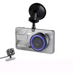 Dashcam double 1080P infrarouge et détecteur de mouvement 