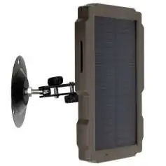 Panneau solaire waterproof avec batterie 5000ma intégrée pour caméra de chasse