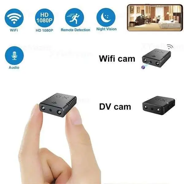 Mini camera espion Wifi vision à infrarouge IP Full HD 1080P