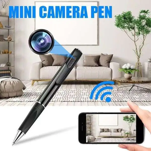 Stylo caméra espion Wifi Vidéo Full HD 1080P P2P et Son