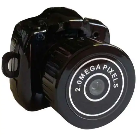 Caméra espion en forme d’appareil photo miniature