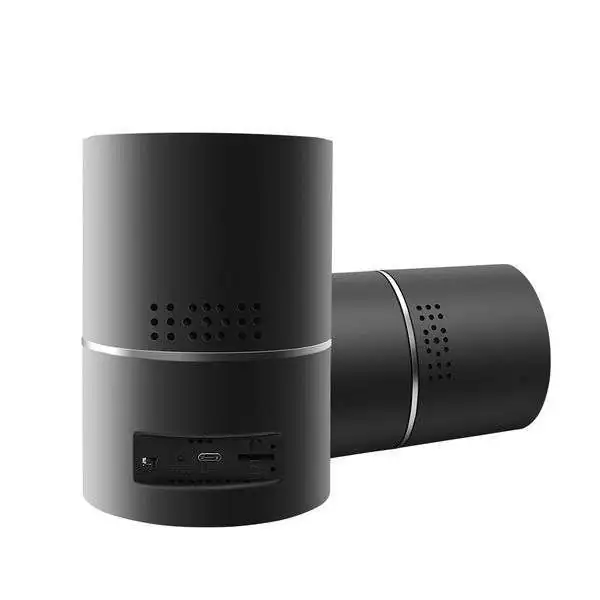 Haut Parleur Bluetooth caméra espion FULL Wifi rotatif a 330