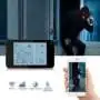 Horloge station météo caméra espion HD 1080P Wifi audio bidirectionnel et vision infrarouge
