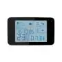 Horloge station météo caméra espion HD 1080P Wifi audio bidirectionnel et vision infrarouge