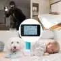 Horloge station météo caméra espion HD 1080P Wifi audio bidirectionnel et vision infrarouge