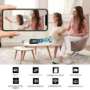 Réveil numérique caméra espion cachée 4K Wifi audio bidirectionnel et enceinte Bluetooth 