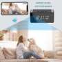 Réveil caméra espion Full HD 4K Wifi vision de nuit et détecteur de mouvement 