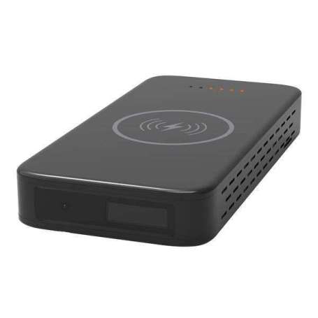 Power Bank caméra espion 2K HD longue autonomie 180 jours chargeur induction et USB