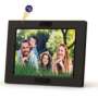 Cadre photo numérique, horloge et calendrier caméra espion cachée Full HD 2K vision nocturne longue batterie