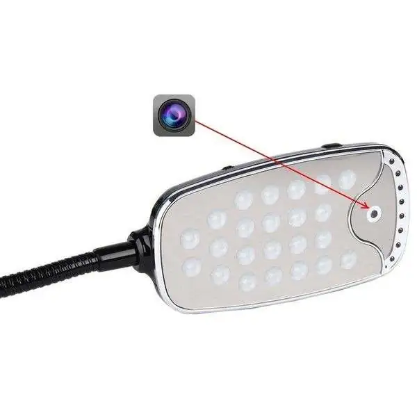 Miroir sur pied avec micro caméra espion détection de mouvement  télécommandé - Camera Espionnage