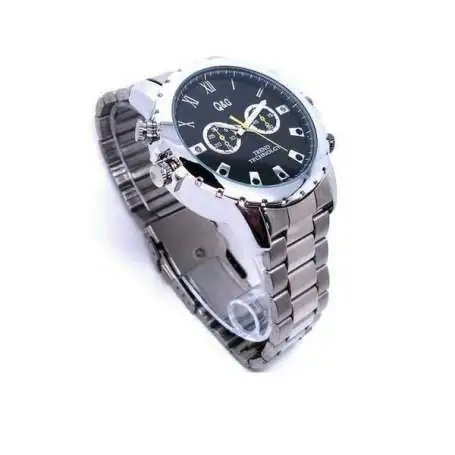 Montre caméra espion 1080P HD 8Go de mémoire gris Vision nocturne waterproof