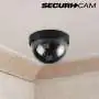 Caméra factice dôme à piles avec lumiere LED