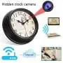 Horloge murale camera espion 1080P Full HD Wifi design oiseaux