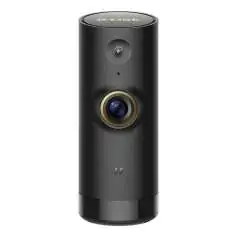 Caméra surveillance discrète noire à détecteur de mouvement et de son wifi