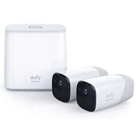 Duo de caméras de surveillance étanches Full HD extérieur et d’intérieur