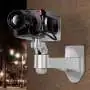 Caméra de surveillance factice à détecteur de mouvement et voyant LED
