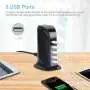 Chargeur HUB Secteur 5 USB camera espion 1080P détection de mouvement
