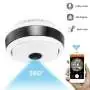 Caméra de surveillance vue 360° panoramique Wifi IP Fisheye infrarouge