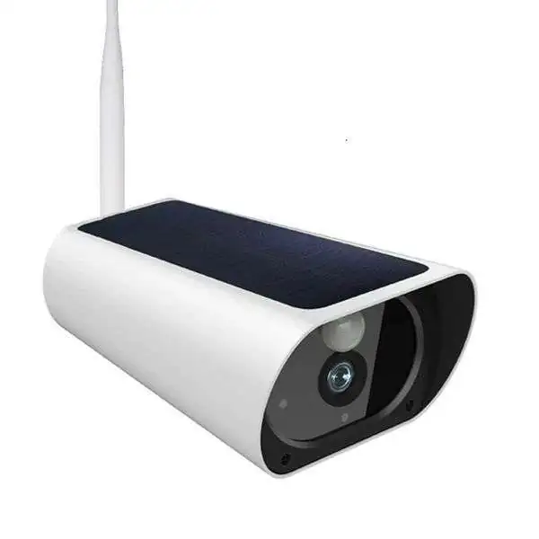 Camera de surveillance étanche panneau solaire Wifi et IP Zoom X4 sans fil  