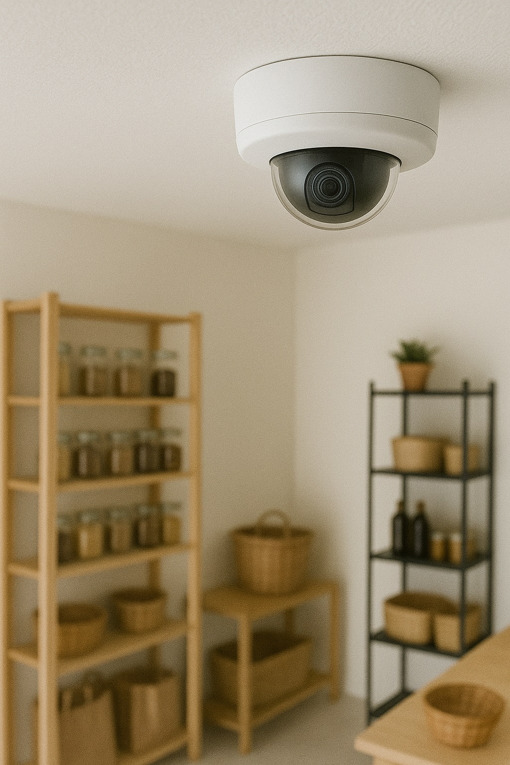 camera espion pour un commerce