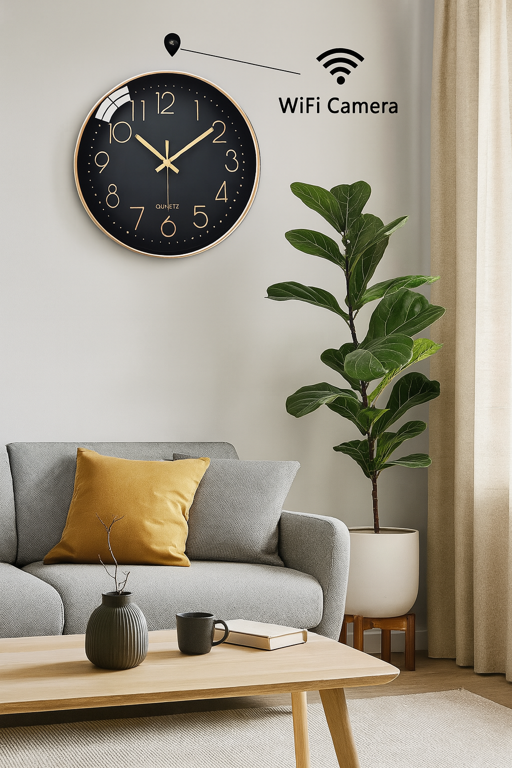 horloge camera