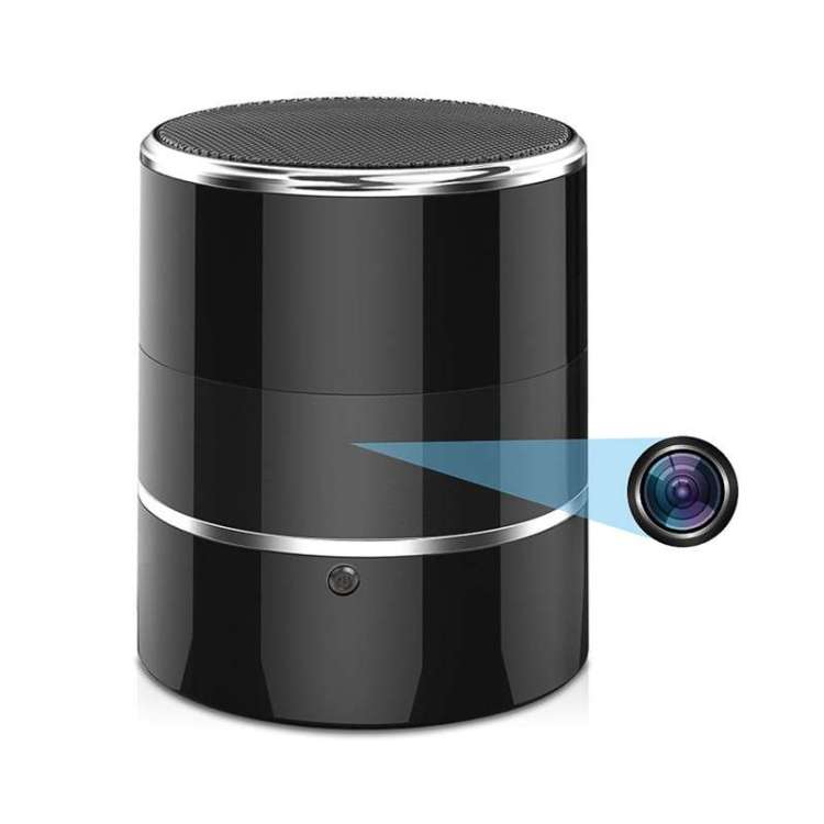 Enceinte avec caméra espion Wi-FI pour une surveillance discrète