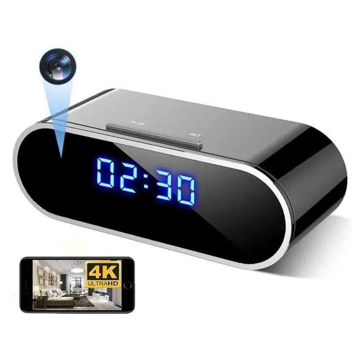 La sécurité de votre demeure : Grâce à ce réveil à caméra espion HD 1080P vision nocturne